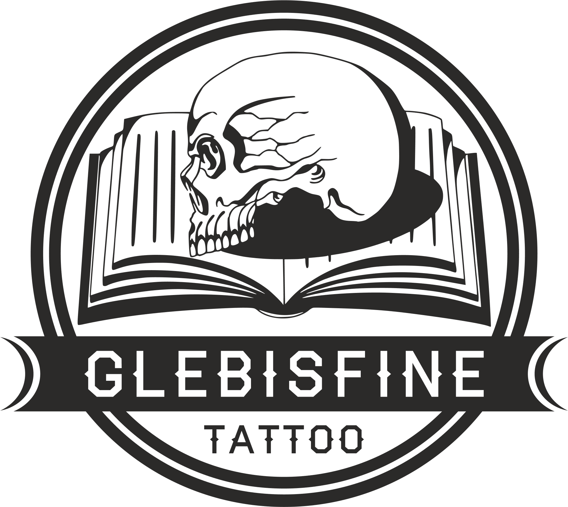 GlebIsFine Tattoo Logo